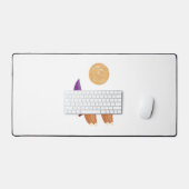 スロワーハロウィーン、ハロウィンスロース デスクマット (キーボード&マウス)