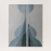 スロヴェニアジグソーパズルレイクボーヒンジ ジグソーパズル (縦)