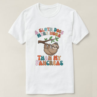 スローはたらく私の膵臓よりナマケモノの方が仕事をする グルーヴィー Tシャツ