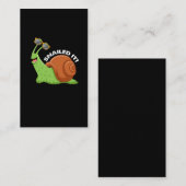 スローカタツムリ(サングラススラグファン付き) 名刺 (正面/裏面)