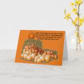 スローガンおもしろいハロウィーン カード (黄色い花)