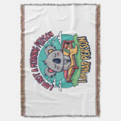 スローガンおもしろい スローブランケット (正面縦)