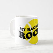 スローガンことわざ付きテニスおもしろいマグ贈り物 コーヒーマグカップ (正面左)