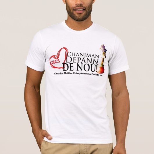 スローガンのワイシャツ Tシャツ (正面)