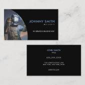 スローガンの名刺を歓迎 名刺 (正面/裏面)