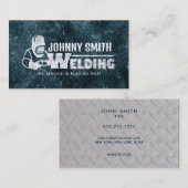 スローガンの名刺を歓迎 名刺 (正面/裏面)