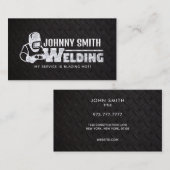 スローガンの名刺を歓迎 名刺 (正面/裏面)