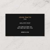 スローガンの名刺を歓迎 名刺 (裏面)