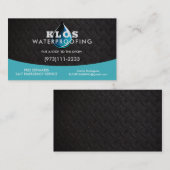 スローガンの防水 名刺 (正面/裏面)