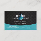 スローガンの防水 名刺 (正面)