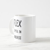 スローガンやる気を起こさせる コーヒーマグカップ (正面左)