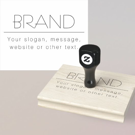 スローガンスタイリッシュ、住所その他の文字 ラバースタンプ