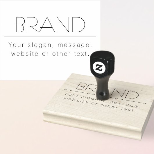 スローガンスタイリッシュ、住所その他の文字 ラバースタンプ