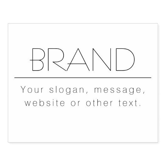 スローガンスタイリッシュ、住所その他の文字 ラバースタンプ (インプリント)