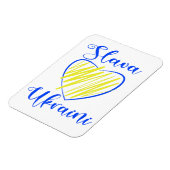 スローガンスラバウクレニグローリートゥウクライナハート マグネット (左側)