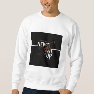 スローガン与えを使わない スウェットシャツ
