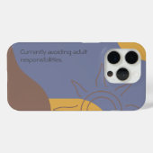 スローガン付きカスタマイズ可能な電話ケース Case-Mate iPhoneケース (裏面 (横))