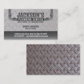 スローガン付き給排水衛生設備配管名刺 名刺 (正面/裏面)