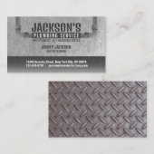 スローガン付き給排水衛生設備配管名刺 名刺 (正面/裏面)