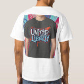 スローガン付きTシャツ Tシャツ (裏面)