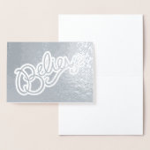 スローガン信じ文字図 箔カード (ディスプレー)