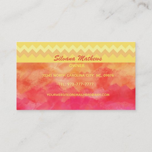 スローガン名刺店 名刺 (裏面)