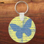 スローガン・バタフライ キーホルダー (正面)