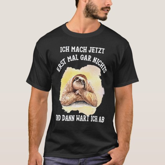 スローガン:今は何もしない [G Tシャツ (正面)