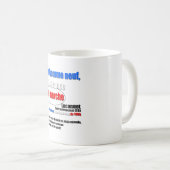 スローガンEn Marche Mug 1 コーヒーマグカップ (正面右)