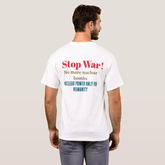スローガンTシャツ Tシャツ (裏面フル)