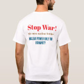 スローガンTシャツ Tシャツ (裏面)