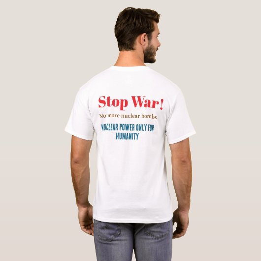 スローガンTシャツ Tシャツ (裏面フル)