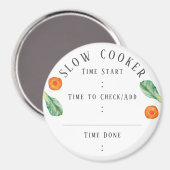 スロークッカー食時間磁石 マグネット (正面/裏面)