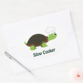 スロークッカー 楕円形シール (封筒)