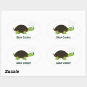 スロークッカー 楕円形シール (シート)