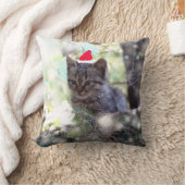 スロークッションキッテンクリスマスタイム クッション (ブランケット)