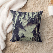 スロークッション樺の木ツリークローズアップ クッション (ブランケット)