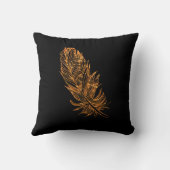 スロークッション、ゴールデンフェザーアート クッション (裏面)