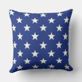 スロークッション – 青と白の星 クッション (裏面)
