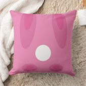 スロークッ恋しく思ション- Bunny耳、足、白い尾 クッション (ブランケット)