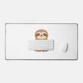 スローコーヒータイムクラシックTシャツ デスクマット (キーボード&マウス)
