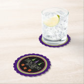 スローサイコロウィッチズおもしろいバンコ10月テーマ ペーパーコースター (インサイチュ)