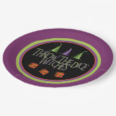 スローサイコロウィッチズブンコプレート ペーパープレート (アングル)