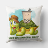 スローシップと冷たい雰囲気 クッション (裏面)