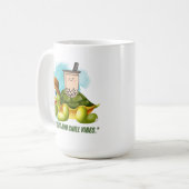 スローシップと冷たい雰囲気 コーヒーマグカップ (正面左)