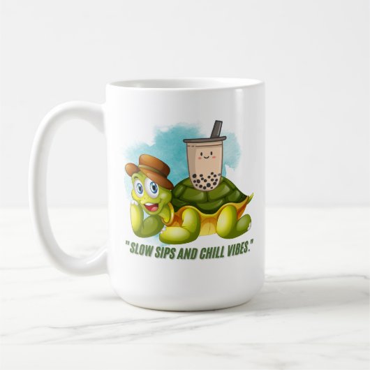 スローシップと冷たい雰囲気 コーヒーマグカップ (左)