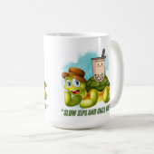 スローシップと冷たい雰囲気 コーヒーマグカップ (正面右)