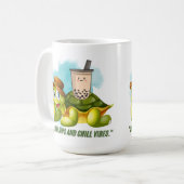 スローシップと冷たい雰囲気 コーヒーマグカップ (正面左)