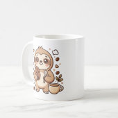 スロージビーン かわいい コーヒーマグ コーヒーマグカップ (正面左)