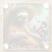 スロースおばあちゃん ガラスコースター (裏面)